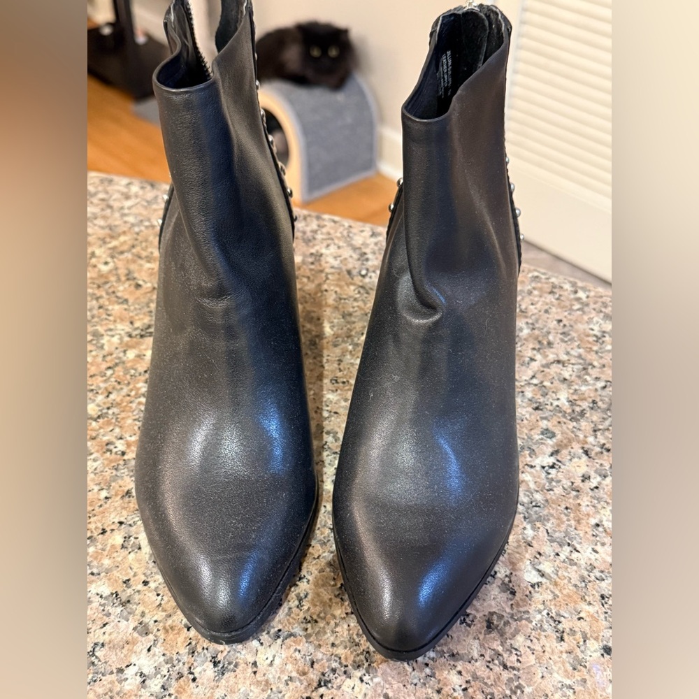 Steve Madden Black Ankle Booties